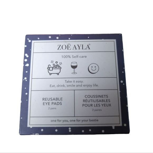 ZOE Ayla Reusable Eye Pads 2 Pack New - Picture 1 of 2